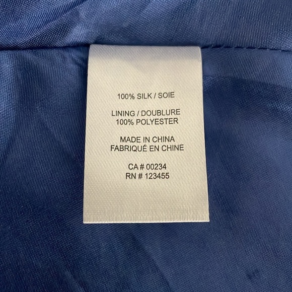 Liberty Art Fabrics Silk Dress Abstract Watercolour Print Size 12 Long Sleeve - Picture 3 of 10